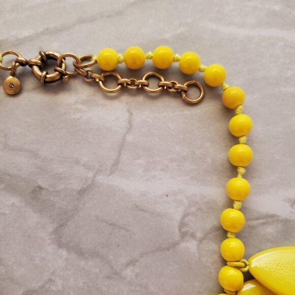 ✨🌞 J.Crew Bright Iridescent Rhinestones Crystals Teardrop Enamel Statement 🌞✨ - Picture 3 of 16